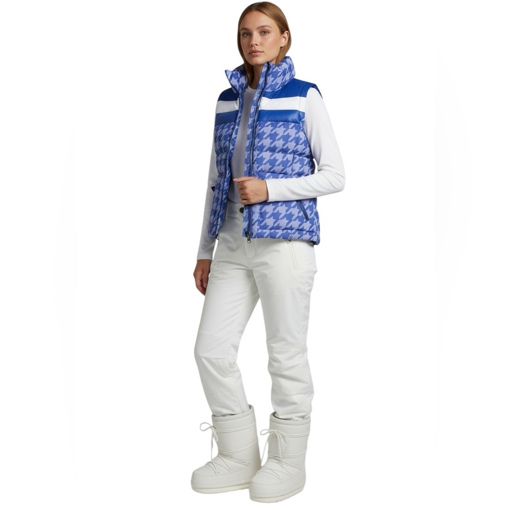 Spyder Eastwood Down Puffer Vest Waterproof 700 Blue Insulated Womens Size S NEW